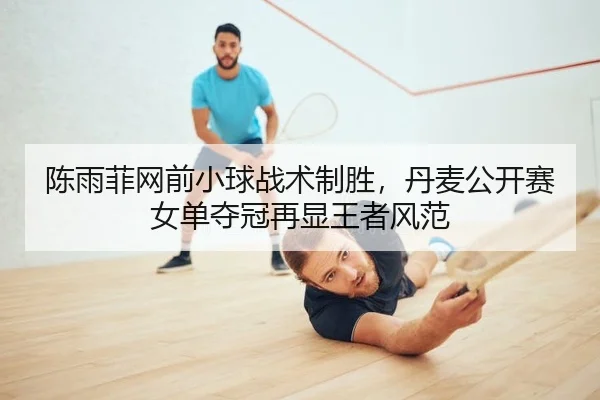 陈雨菲网前小球战术制胜，丹麦公开赛女单夺冠再显王者风范